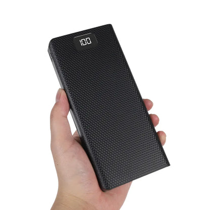 Case Power Bank DIY VIKEFON C18 para 8 Baterias 18650 com Display LCD e Lanterna LED