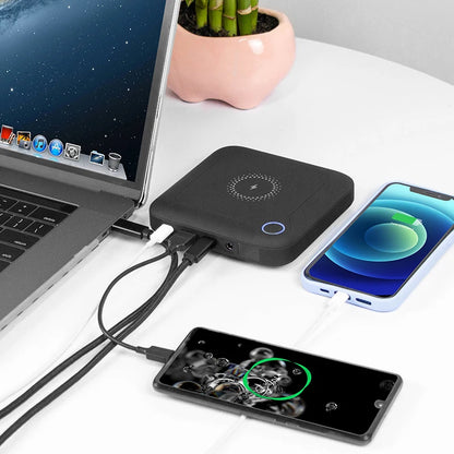 Power Bank EASYLONGER GP12 24000mAh DC 24V / USB-C PD 60W e Carregamento Sem Fio
