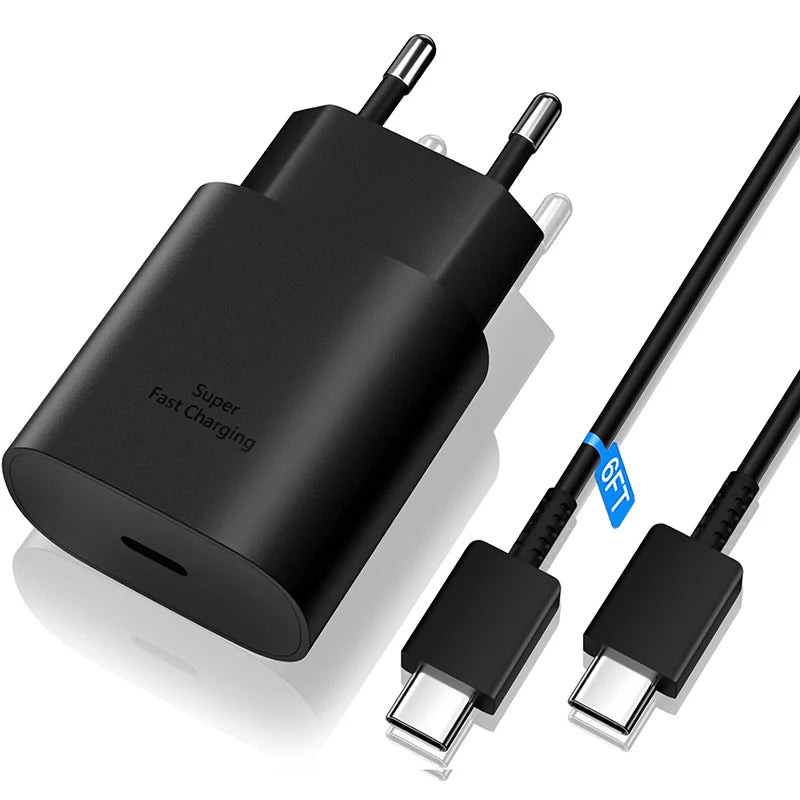 Carregador USB-C 25W com Cabo Tipo C