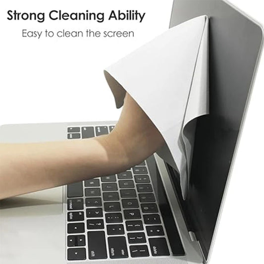 Capa de Teclado e Protetor de Tela em Microfibra para MacBook Pro 13, 15 e 16 Polegadas – Película Dustproof Antirrisco