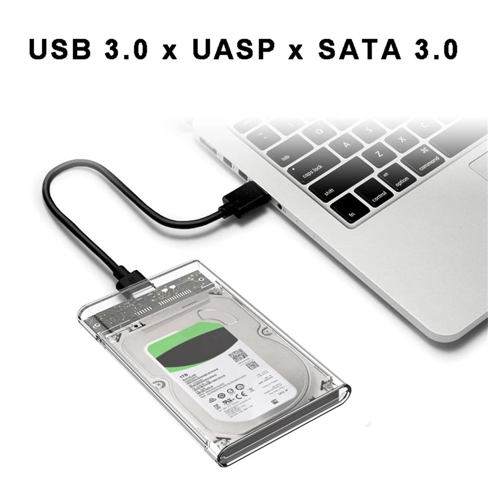 Congdi — Case Externo USB 3.0 para HDD e SSD SATA 2,5”