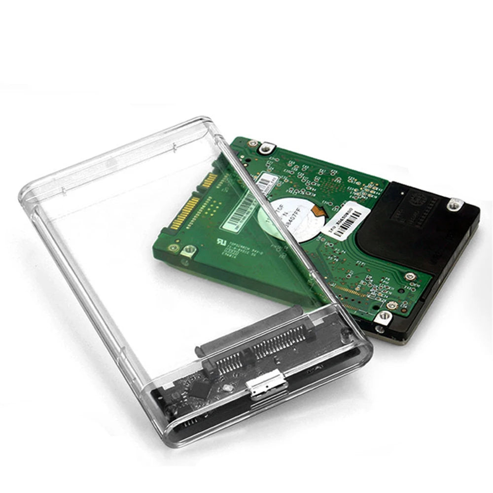 Case SATA 2,5″ Transparente USB 3.0/Type-C