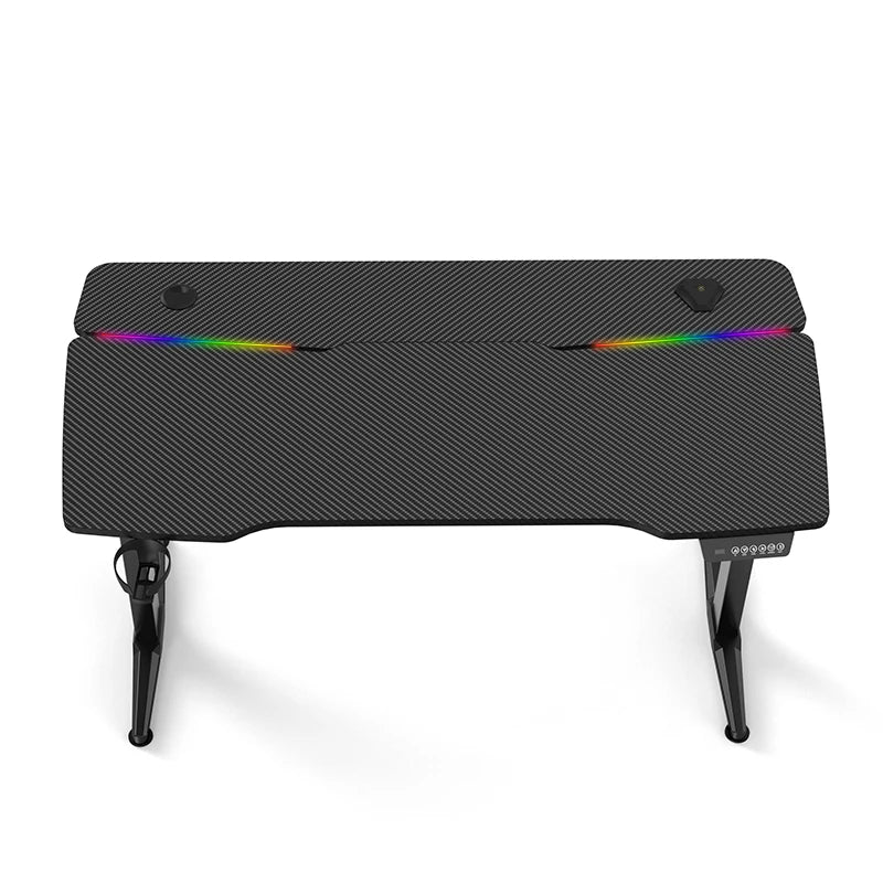 Mesa Ergonômica Elevatória Elétrica TwoBlow HA-03 com Regulagem de Altura Inteligente, Motor Duplo e Memória de Posições (140x70cm)