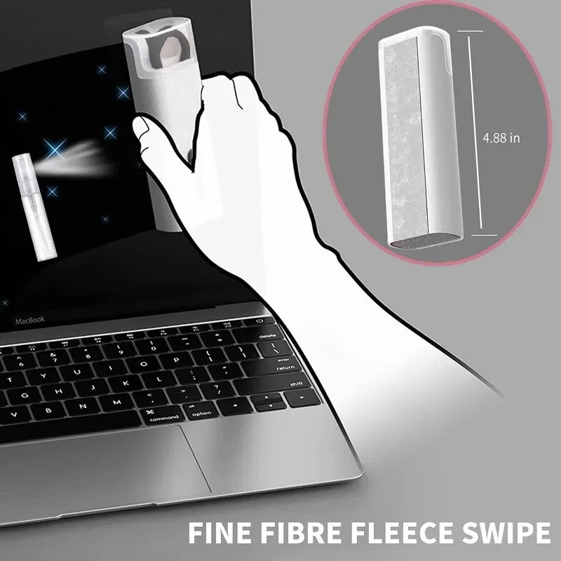 Kit de Limpeza Eletrônica 7 em 1 – Escova Multifuncional e Extrator de Teclas para Teclado, Notebook e Fones