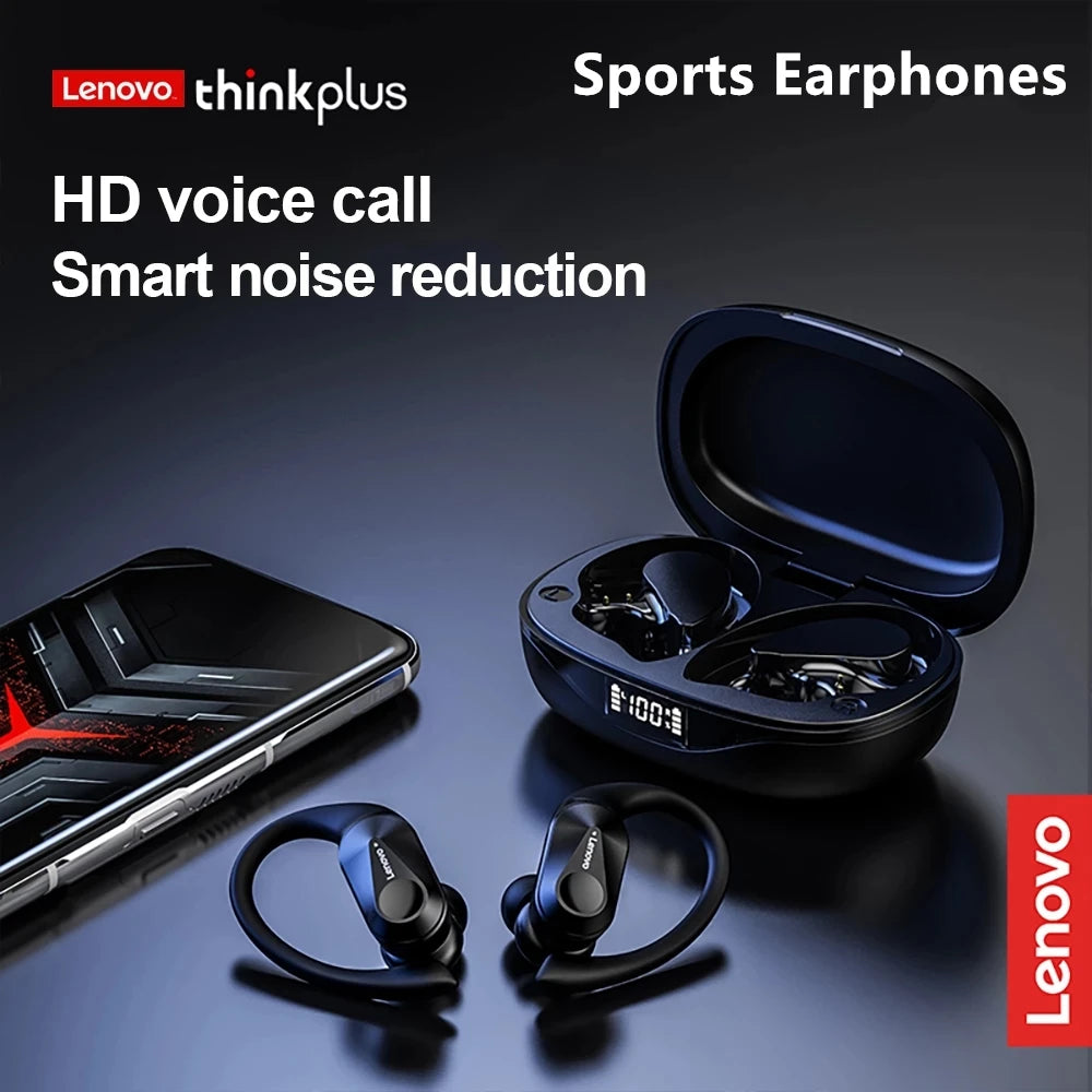Lenovo LP75 — Fone Bluetooth 5.3 Esportivo