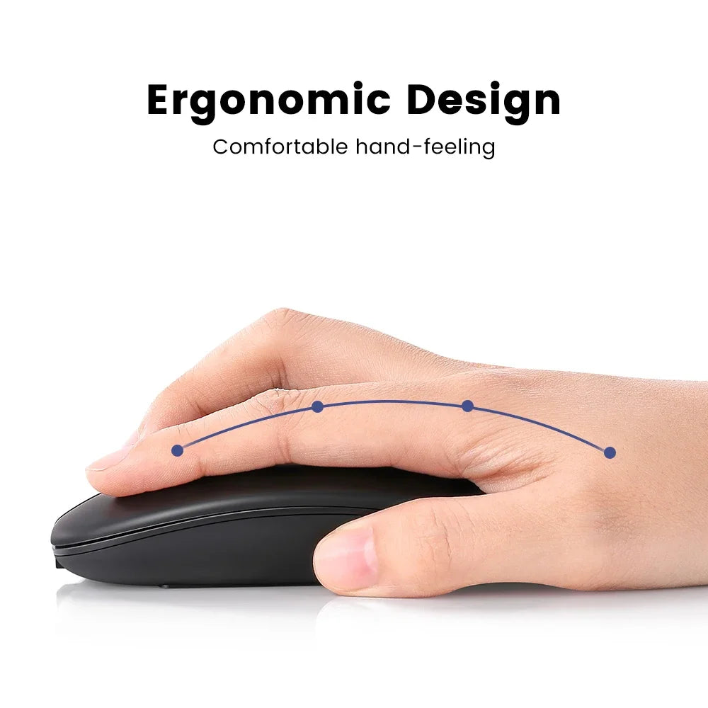 Congdi — Mouse Sem Fio Recarregável Dual Mode