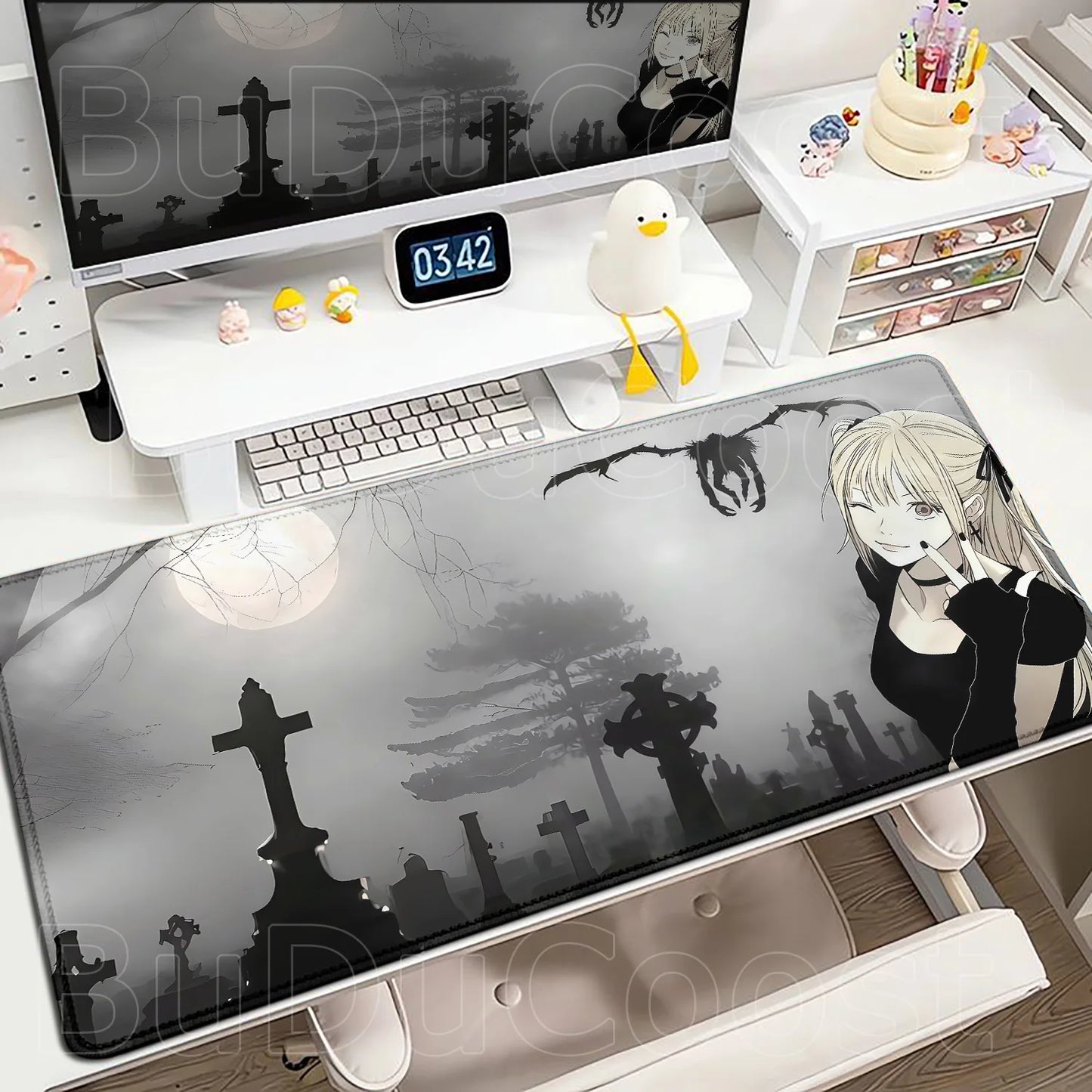 Mouse Pad Gamer Death Note – Light Yagami & Misa Amane XXL Speed