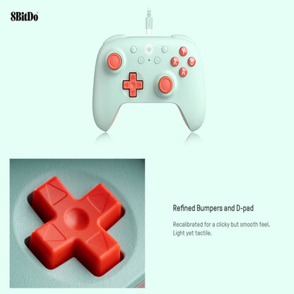 8BitDo Ultimate 2C — Controle Gamer com Fio