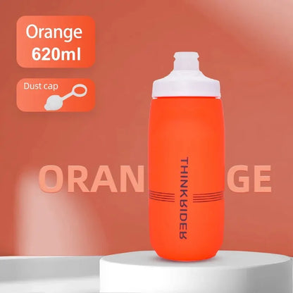 Caramanhola Squeeze ThinkRider em Polipropileno PP5 com Válvula Squeeze Jet e Protetor Contra Poeira (620ml / 750ml)