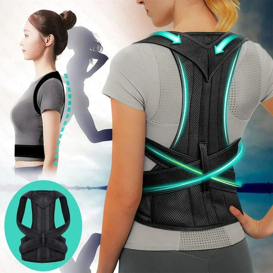 Corretor de Postura Anticifose e Treinador Ergonomico para Sentar