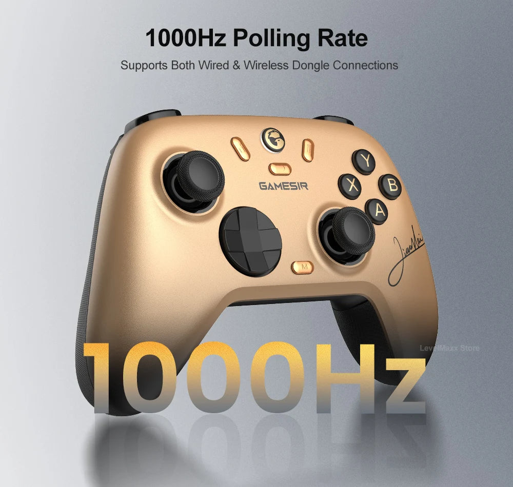 Controle Gamer GameSir Nova 2 Lite Champion Edition Sem Fio 1000Hz Hall Effect