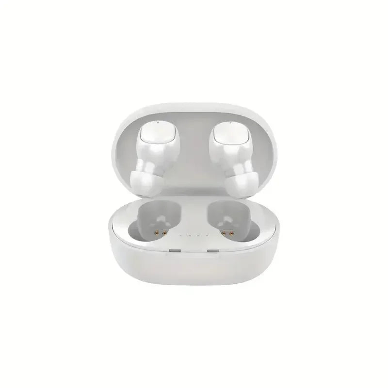 Fone de Ouvido Sem Fio A6S TWS DAMORE – Earbuds Esportivos Bluetooth 5.3, Ajuste Ergonômico com Microfone e Resistência à Água para Treinos e Uso Diário