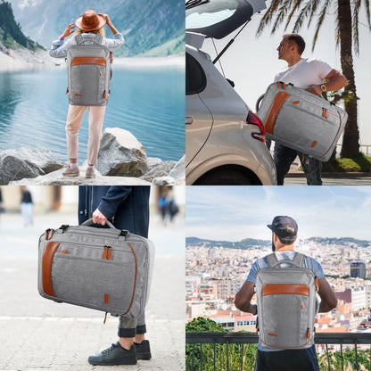 Mochila de Viagem Expansível Tipo Mala MOZHI (Acompanha 4 Organizadores)