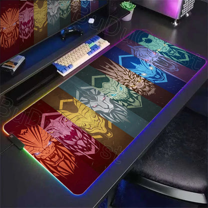 Desk Mat RGB Gamer — Mouse Pad XXL com Iluminação LED
