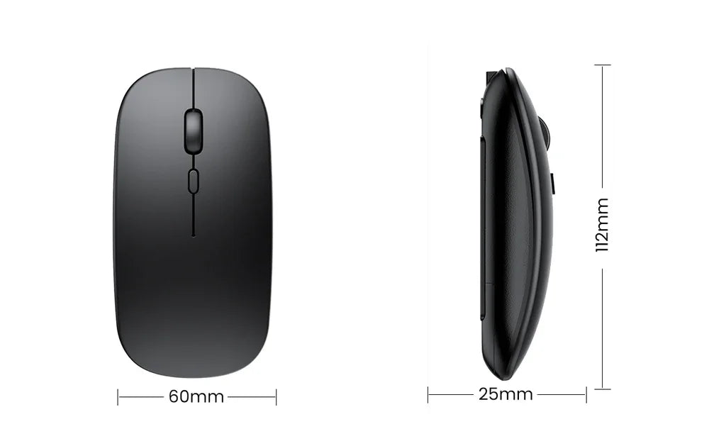 Congdi — Mouse Sem Fio Recarregável Dual Mode