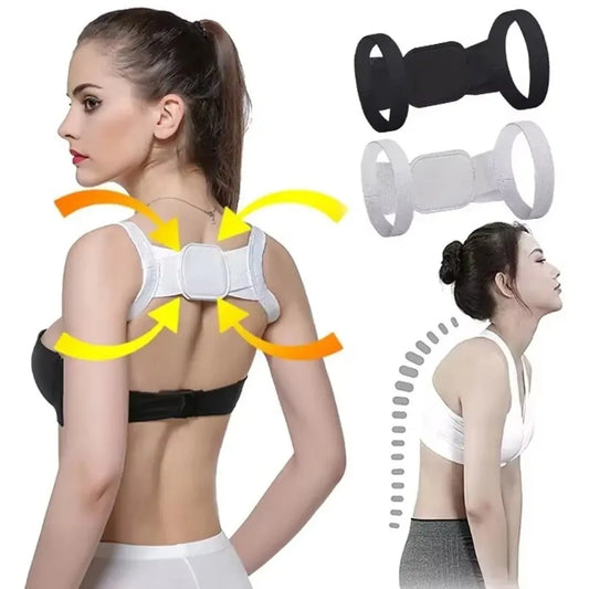Corretor de Postura Invisivel e Suporte Dorsal Ultra Respiravel