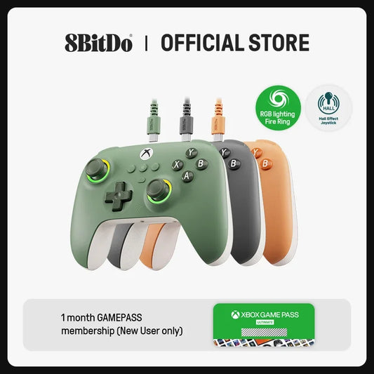 8BitDo Ultimate C — Controle Gamer com Fio para Xbox