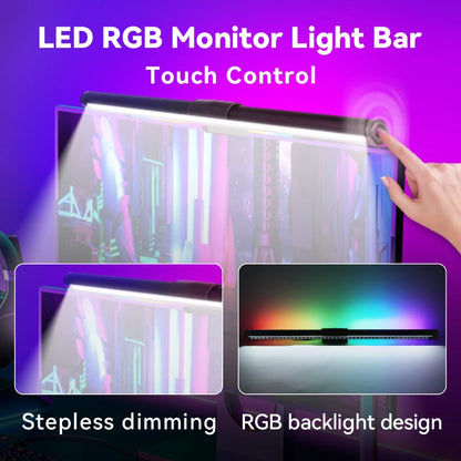 Luminária de Monitor Light Bar com Controle Remoto – Barra de Luz LED Anti-Luz Azul e Iluminação Direcional