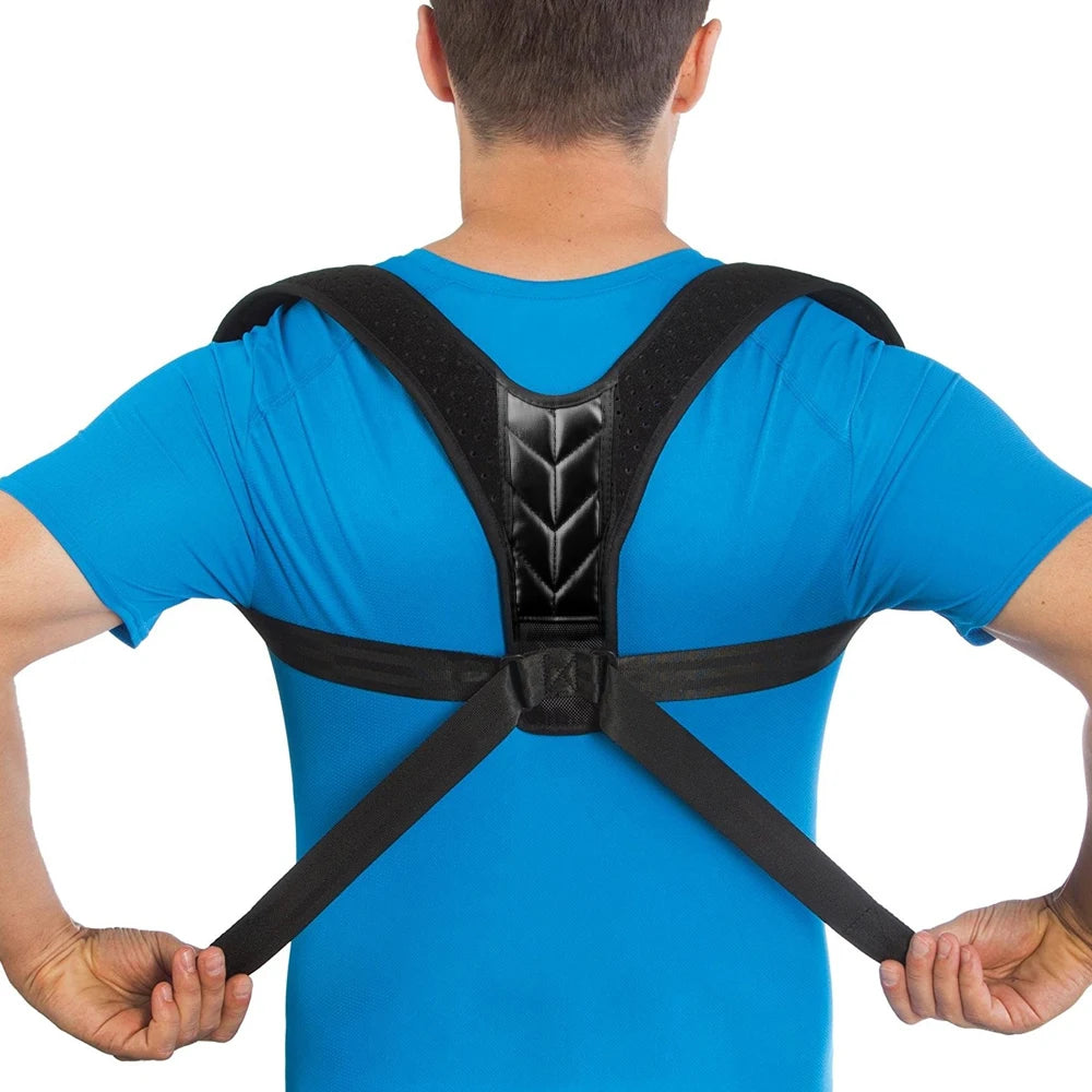 Corretor de Postura Superior e Suporte de Clavicula Ajustavel