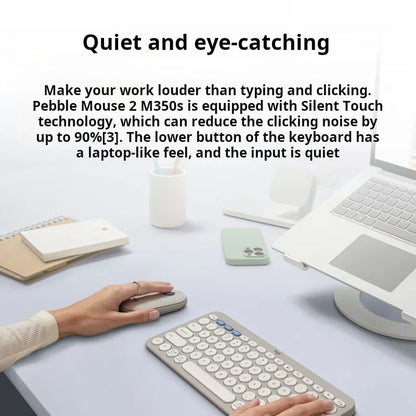 Logitech Pebble 2 Combo — Teclado e Mouse Sem Fio
