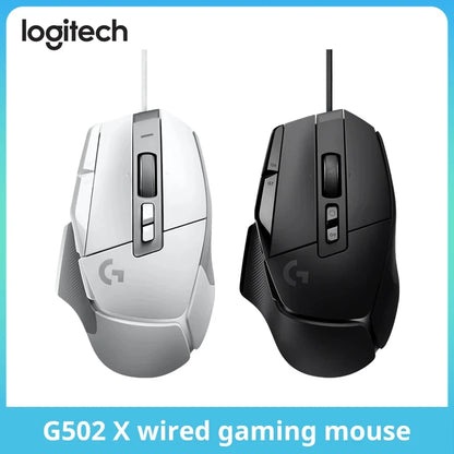 Mouse Gamer Logitech G502 X com 25.600 DPI, 13 Botões e Switches LIGHTFORCE