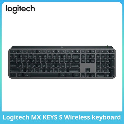 Teclado Sem Fio Logitech MX Keys S Bluetooth com Retroiluminação e Logi Bolt