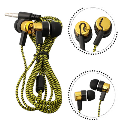 Fone de Ouvido Intra-Auricular Miwayer P2 (3.5mm) – Fone de Ouvido Com Fio, Isolamento Acústico Passivo e Graves Reforçados para Smartphones e PCs