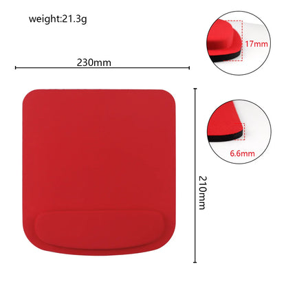 Mousepad para jogos de computador, ecológico, ergonômico, com apoio para o pulso, cor sólida, confortável, ideal para uso no escritório.