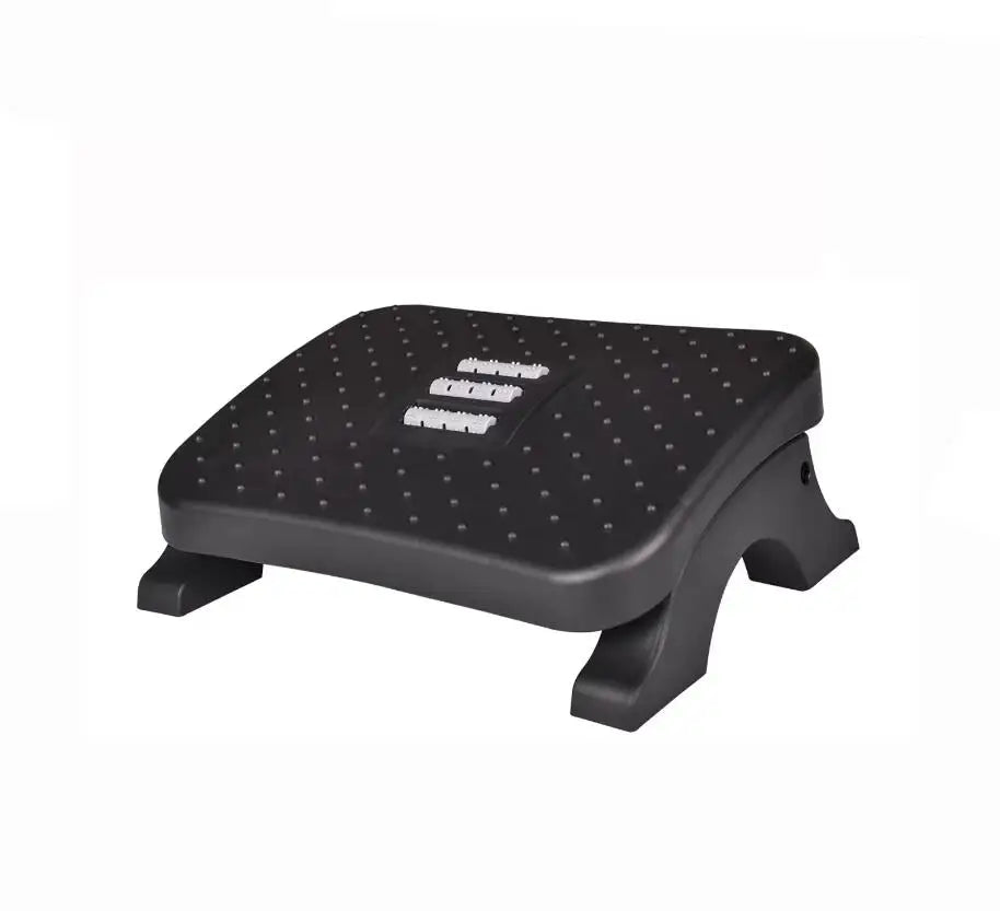 Apoio de Pés Ergonômico para Baixo da Mesa com Rolos de Massagem – Suporte Antiderrapante para Correção de Postura e Alívio de Dores