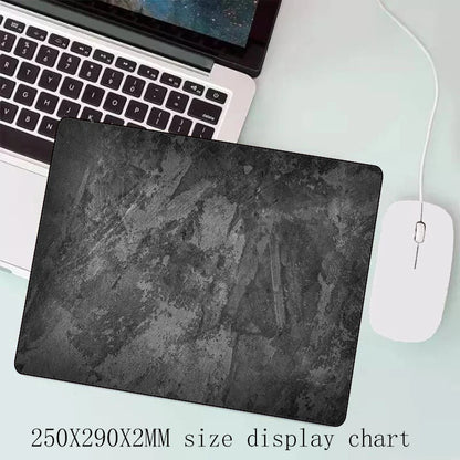 Mouse Pad Desk Mat Minimalista Cinza XXL – Superfície Control e Costura Reforçada
