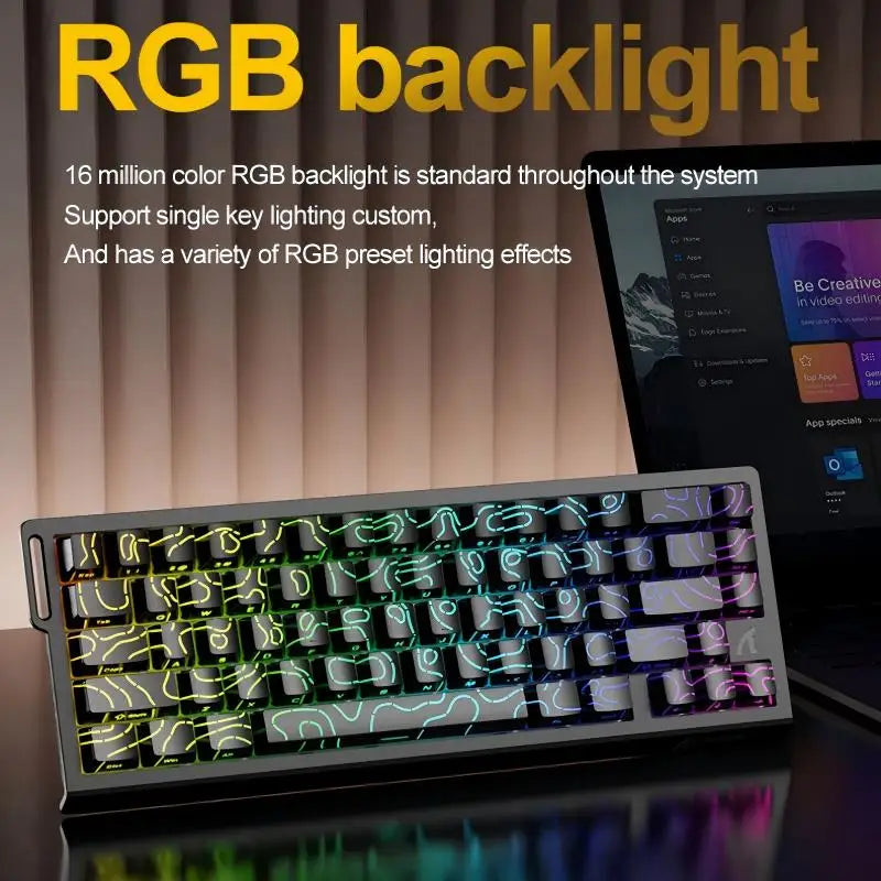 Attack Shark X68HE — Teclado Gamer Magnético 8000Hz