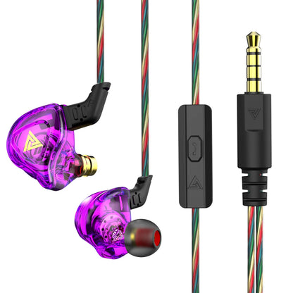 Fone de Ouvido QKZ AK6 com Microfone, Driver Dinâmico e Plugue P2 3,5 mm