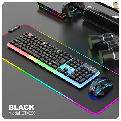 NG GTX350 — Combo Teclado e Mouse Gamer com LED