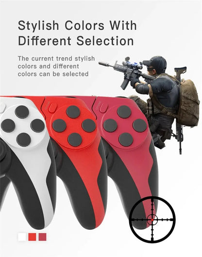 GAMINJA P48 — Controle Gamer Sem Fio para PS4, PS3 e PC