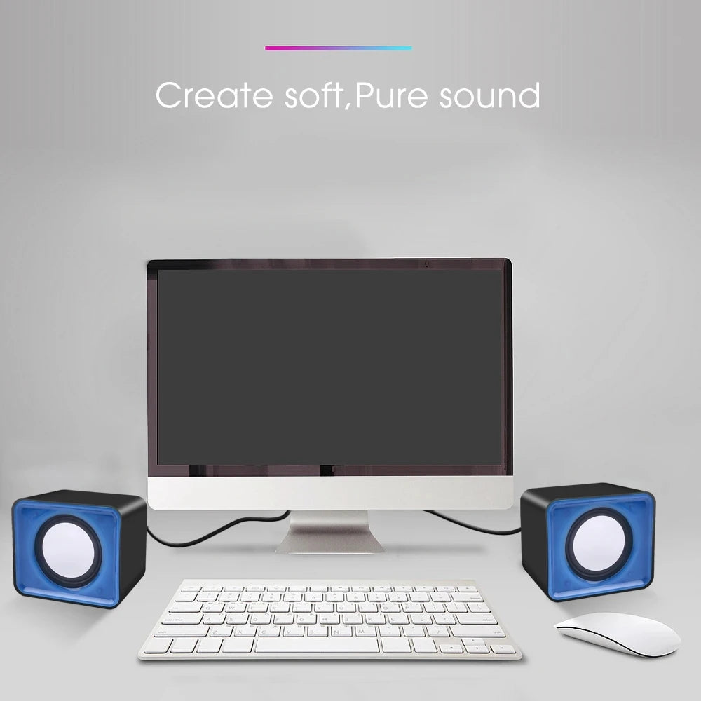 AyeBeau — Caixa de Som USB 2.0 para PC