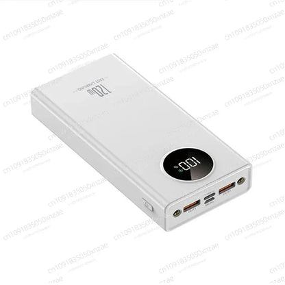 Power Bank Portátil 20000mAh com Carregamento Super Rápido de 120W