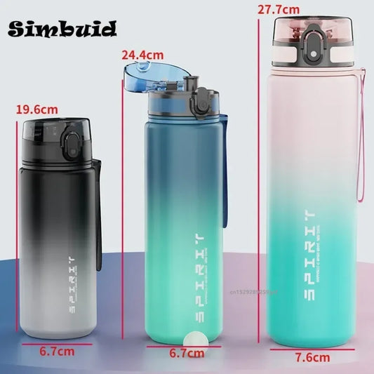 Garrafa Esportiva Simbuid Antivazamento de Fluxo Direto (500ml / 650ml / 1000ml)