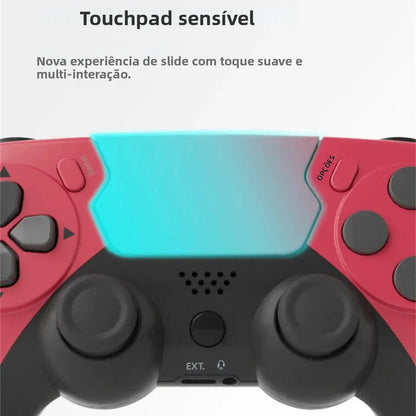 GAMINJA P48 — Controle Gamer Sem Fio para PS4, PS3 e PC