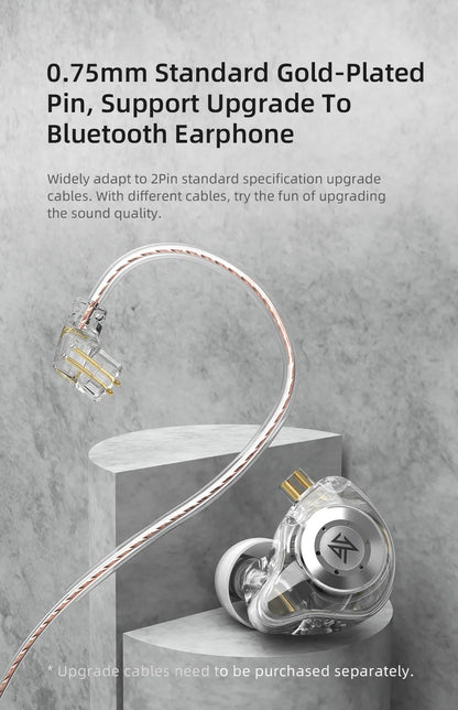 KZ EDX Pro — Fone In-Ear com Fio 3,5 mm