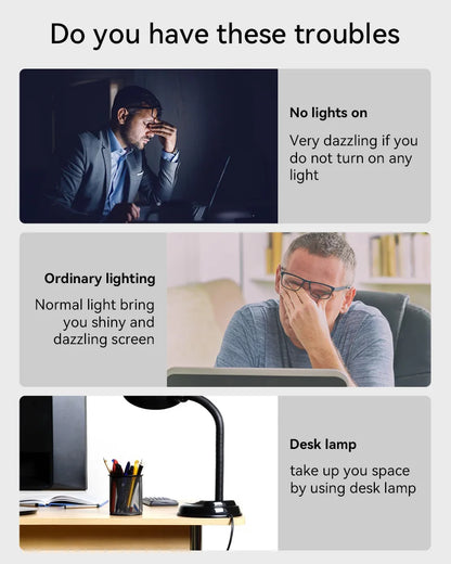 Luminária de Monitor Light Bar com Controle Remoto – Barra de Luz LED Anti-Luz Azul e Iluminação Direcional