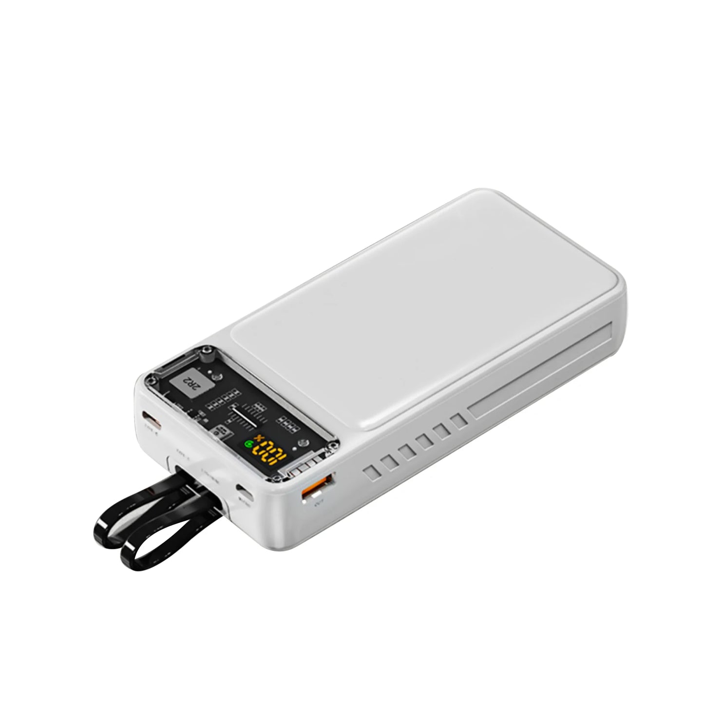 Case Power Bank DIY para 2x Baterias 1260110 com Display LCD e Carga Rápida 22.