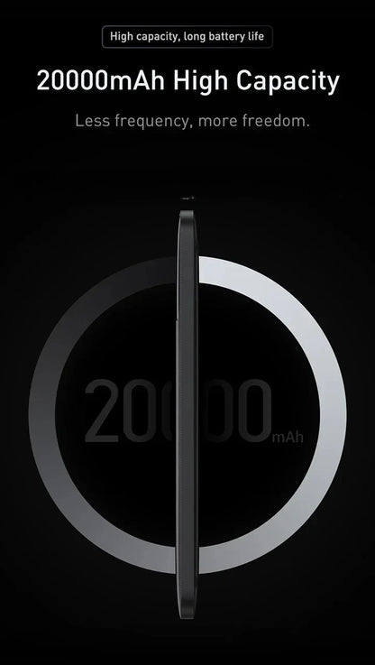 Power Bank Baseus Blade 20000mAh 100W Ultra-Slim com Display Digital Inteligente