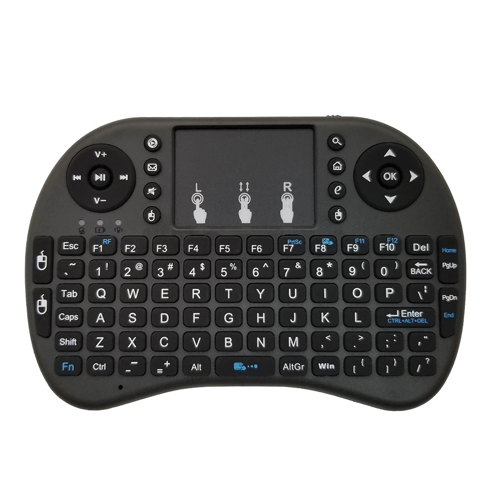 MRSVI i8 — Mini Teclado Sem Fio 2.4G com Touchpad