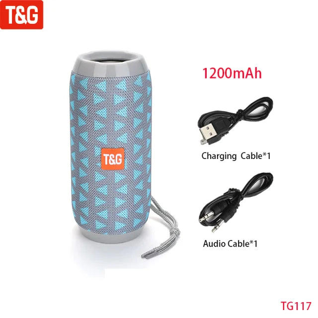 Caixa de Som Bluetooth T&G TG117 10W