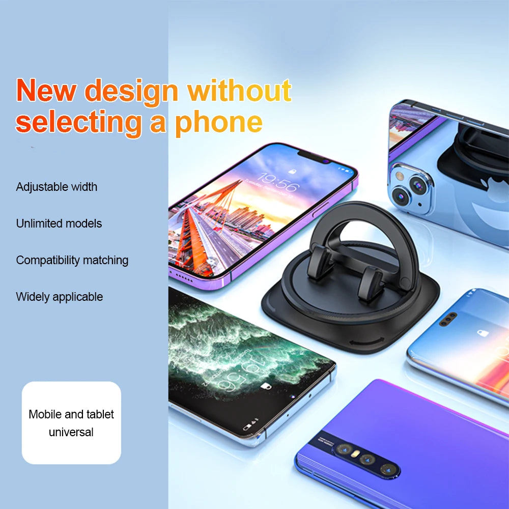 Suporte de Celular Automotivo KEBETEME para Painel com Rotação 360° Antiderrapante