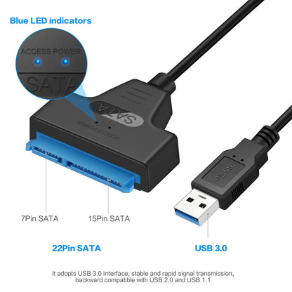 SATA para USB 3.0 — Cabo Adaptador