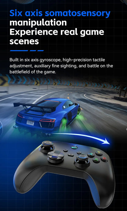 G6 — Controle Gamer Sem Fio com Hall Effect