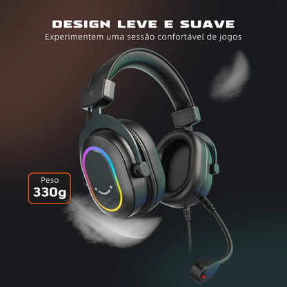 FIFINE H6 — Headset Gamer USB com RGB