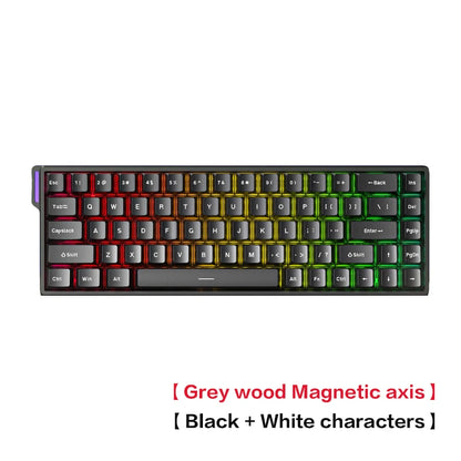 Teclado Mecânico Gamer AULA WIN 68 HE – Eixo Magnético (Magnetic Axis), Rapid Trigger (RT), Taxa de Sondagem de 8K e Hot-Swappable para Alta Performance