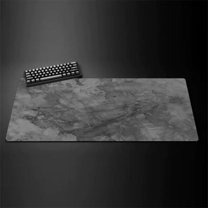 Mouse Pad Desk Mat Minimalista Cinza XXL – Superfície Control e Costura Reforçada